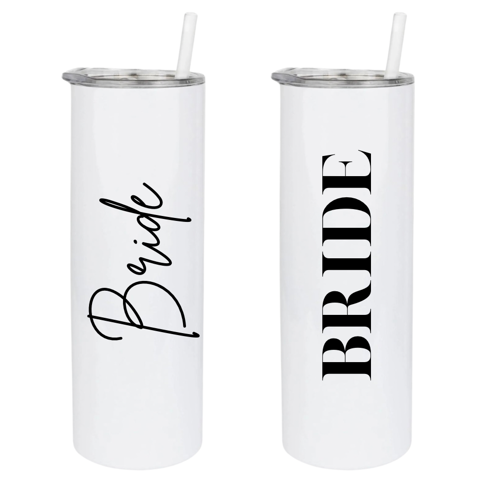 Personalized Wedding Tumblers | Bride, Groom & Crew