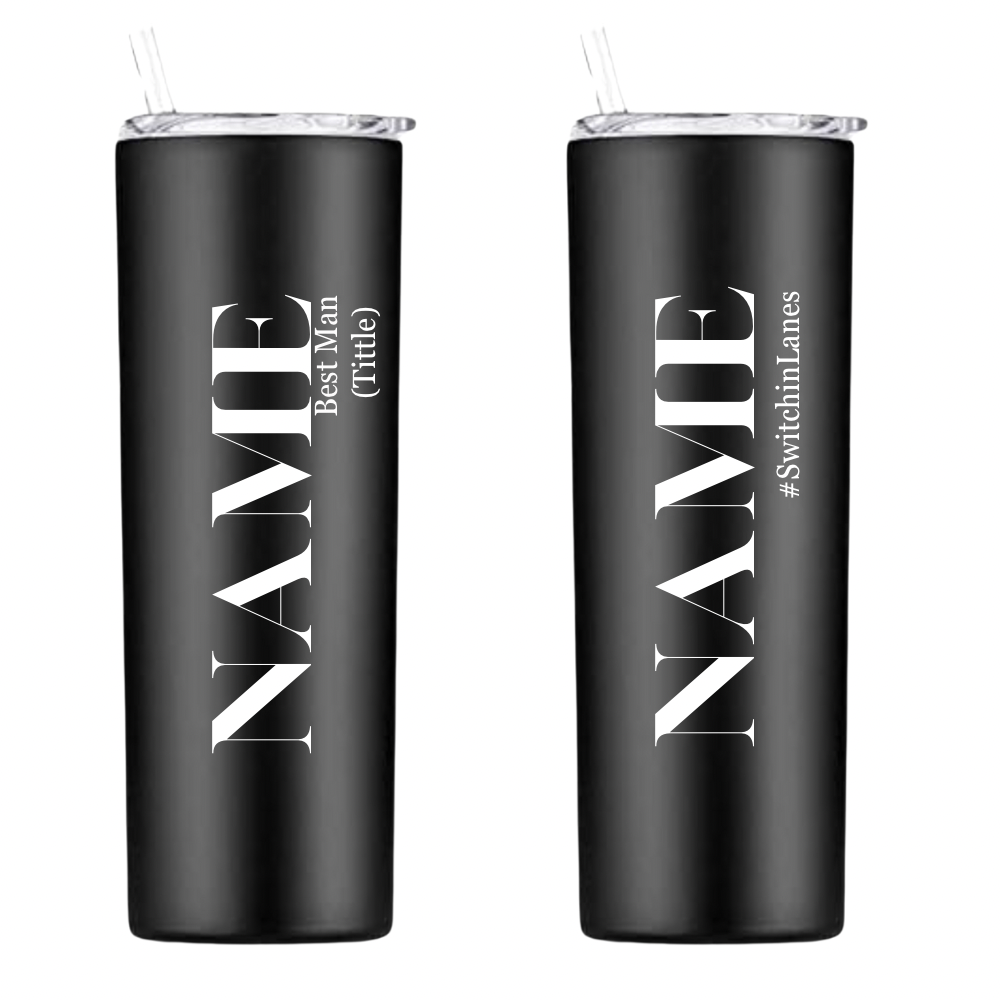 Personalized Wedding Tumblers | Bride, Groom & Crew