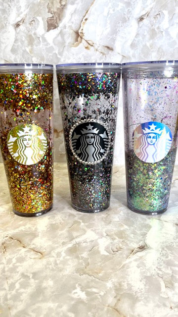 Starbucks Snowglobe Tumbler | Custom Tumbler