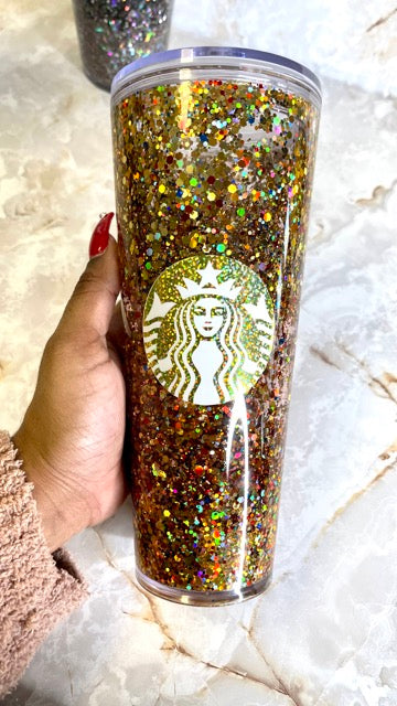 Starbucks Snowglobe Tumbler | Custom Tumbler