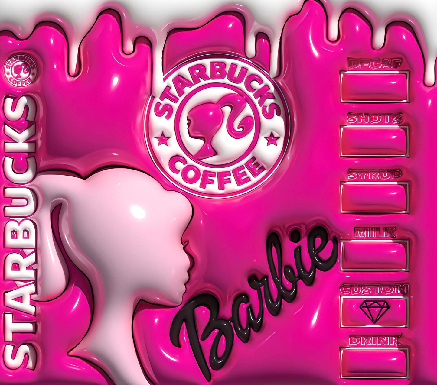 Starbucks Barbie Inspired Steel Tumbler 20oz