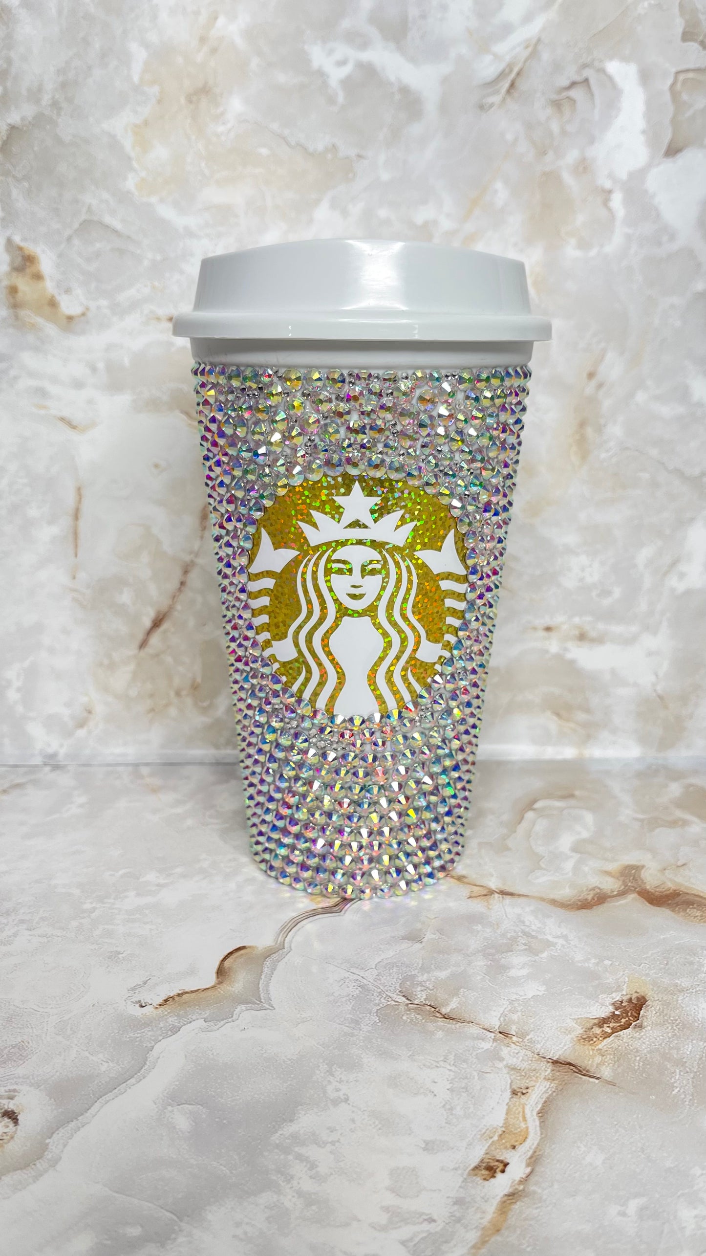 Starbucks Bling Hot Cup l Starbucks Rhinestone Hot Cup l Custom Bling –  Melas Nation